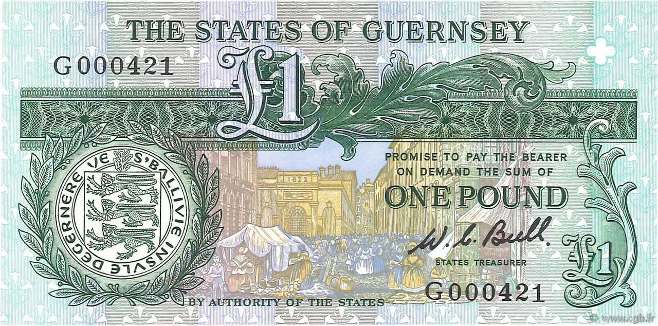 1 Pound GUERNSEY  1980 P.48a UNC