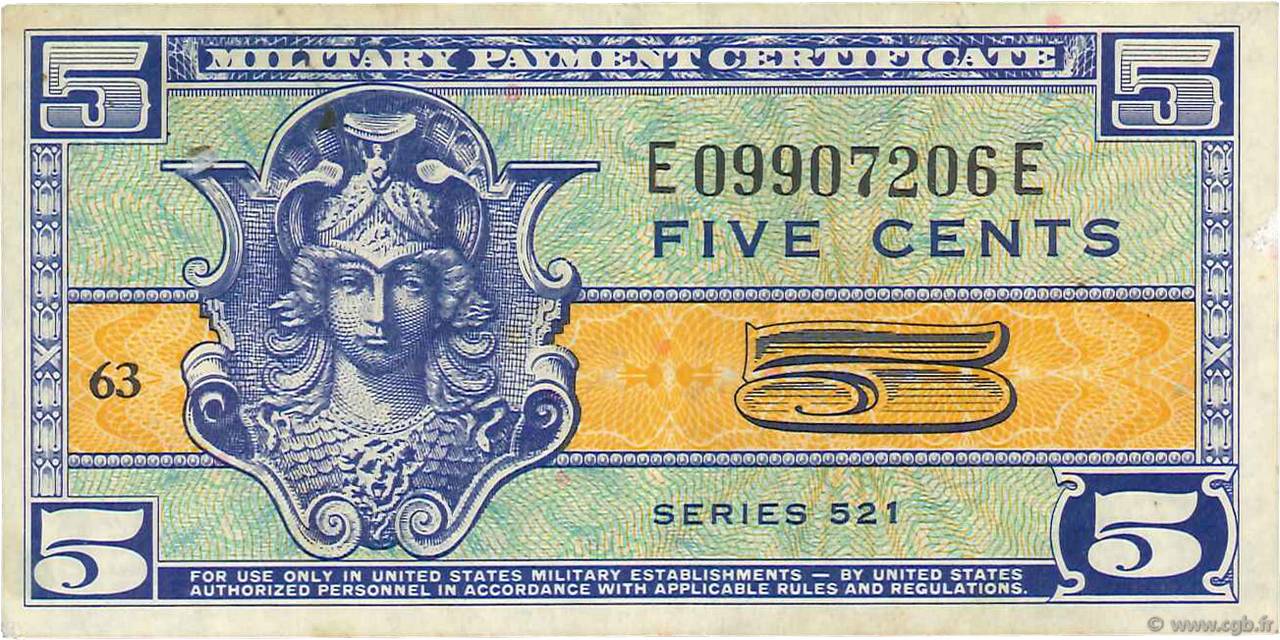 5 Cents STATI UNITI D AMERICA  1954 P.M029 BB