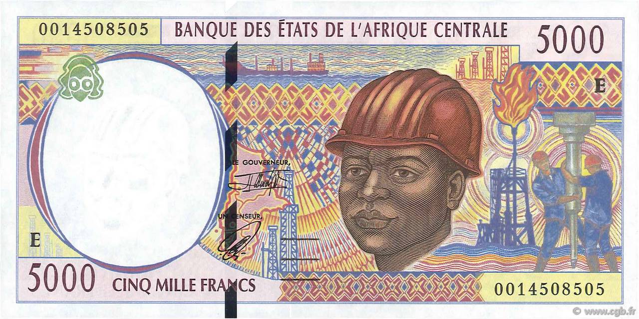 5000 Francs ESTADOS DE ÁFRICA CENTRAL
  2000 P.204Ef FDC