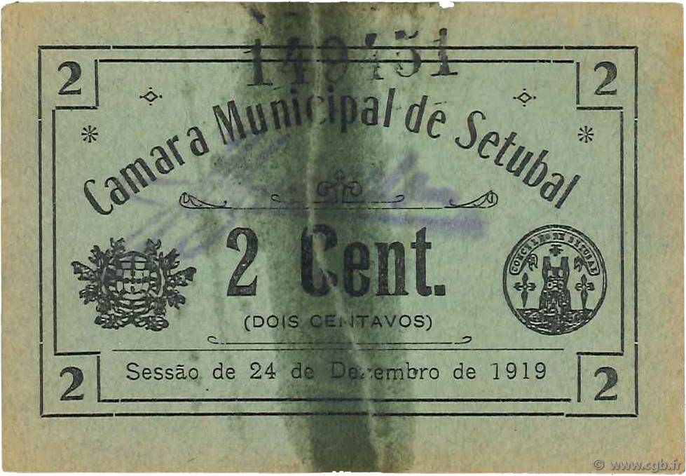 2 Centavos PORTUGAL Setubal 1919  S