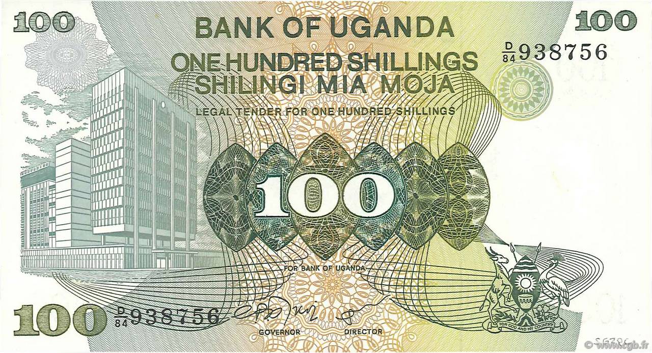 100 Shillings OUGANDA  1979 P.14a NEUF