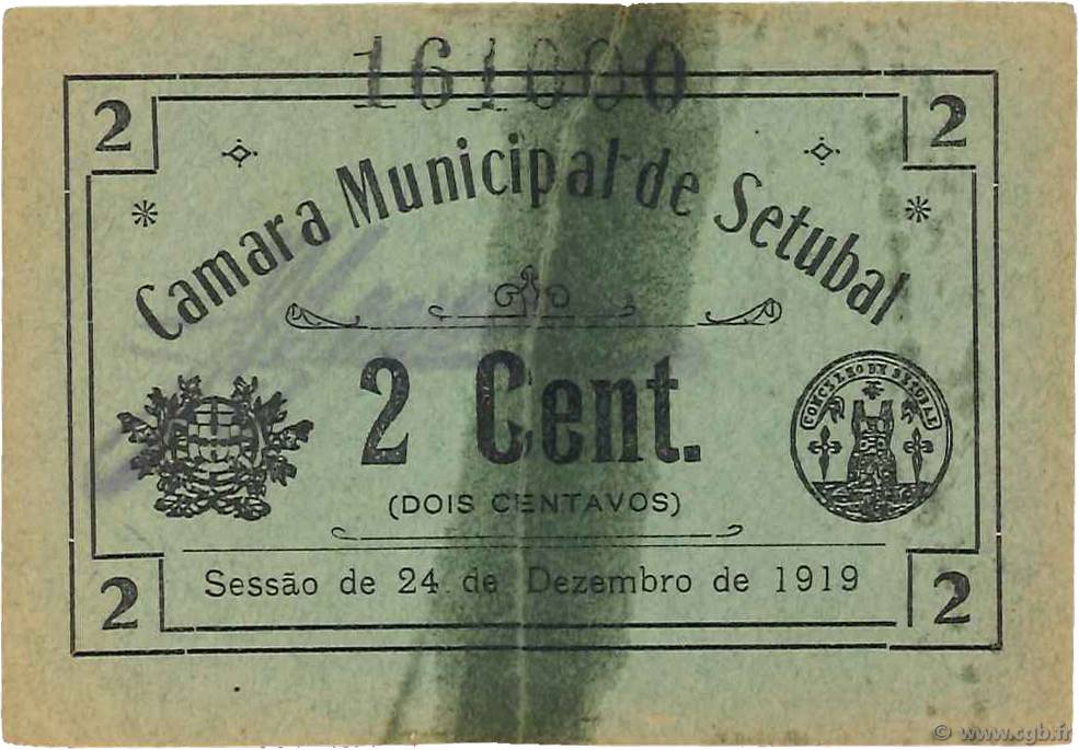 2 Centavos PORTUGAL Setubal 1919  BC