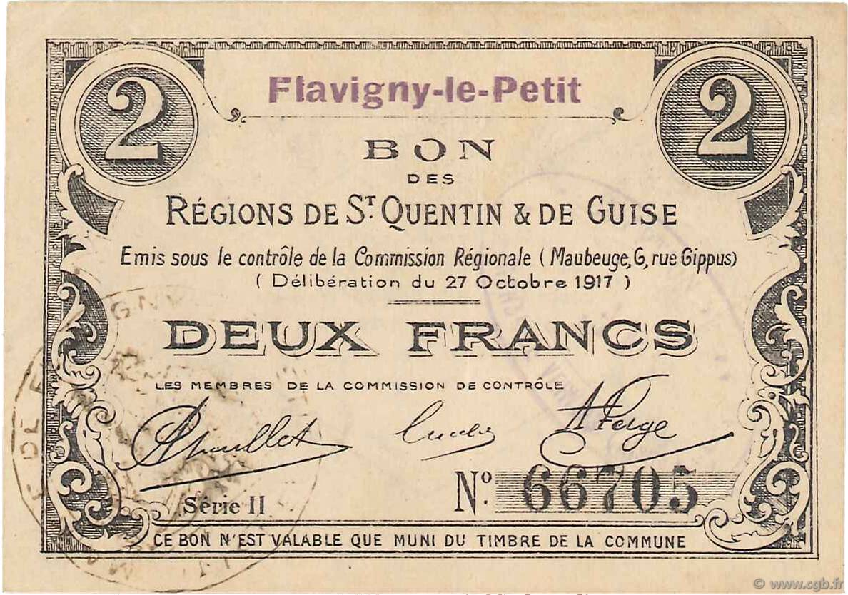2 Francs FRANCE regionalismo y varios  1917 JP.02-0894.SQG MBC