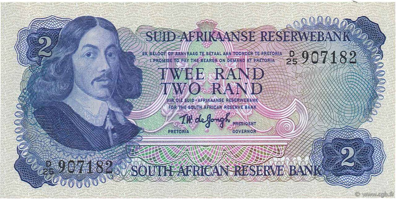 2 Rand SUDAFRICA  1974 P.117a SPL+