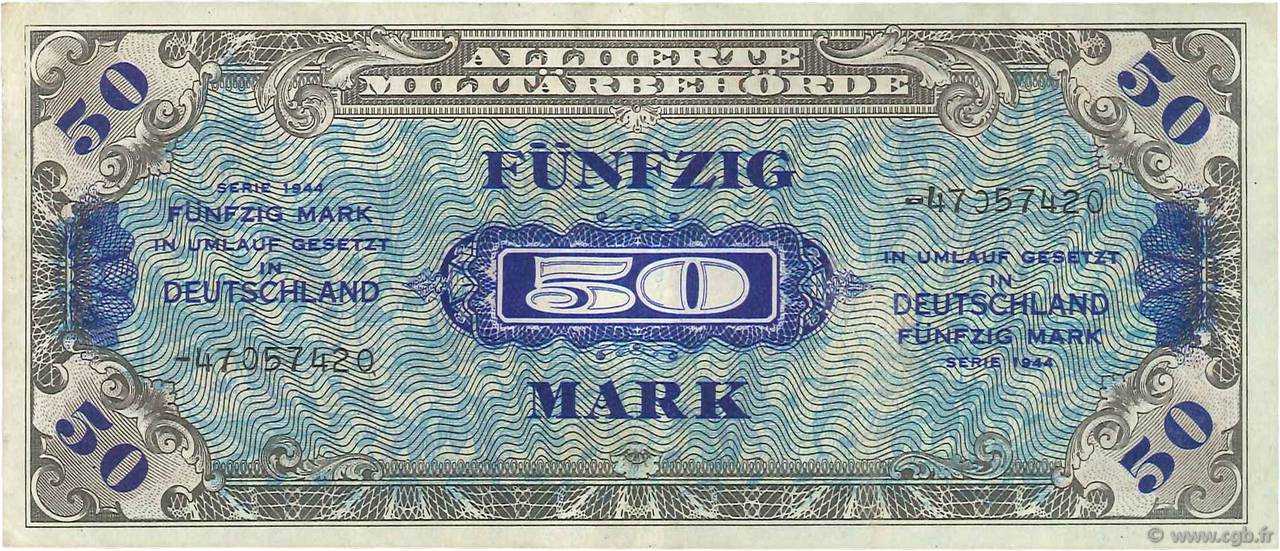 50 Mark ALEMANIA  1944 P.196d EBC