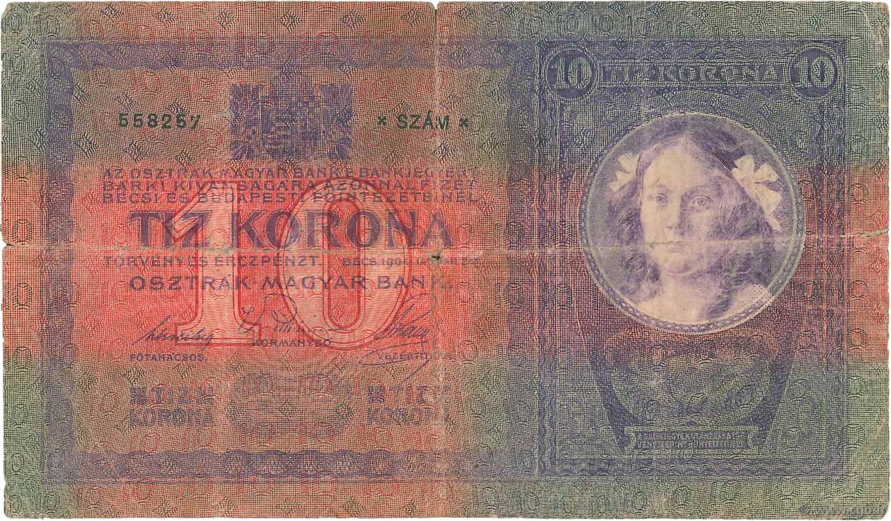 10 Kronen AUSTRIA  1904 P.009 RC+