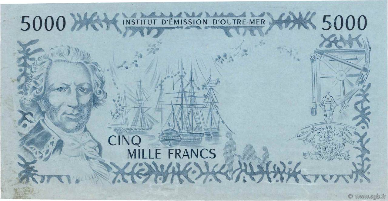 5000 Francs Épreuve FRENCH PACIFIC TERRITORIES  1996 P.03- SPL