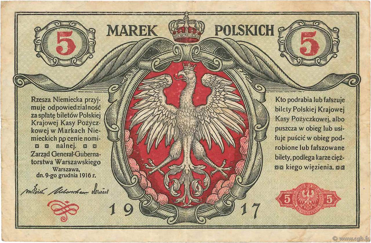 5 Marek POLEN  1917 P.010 SS