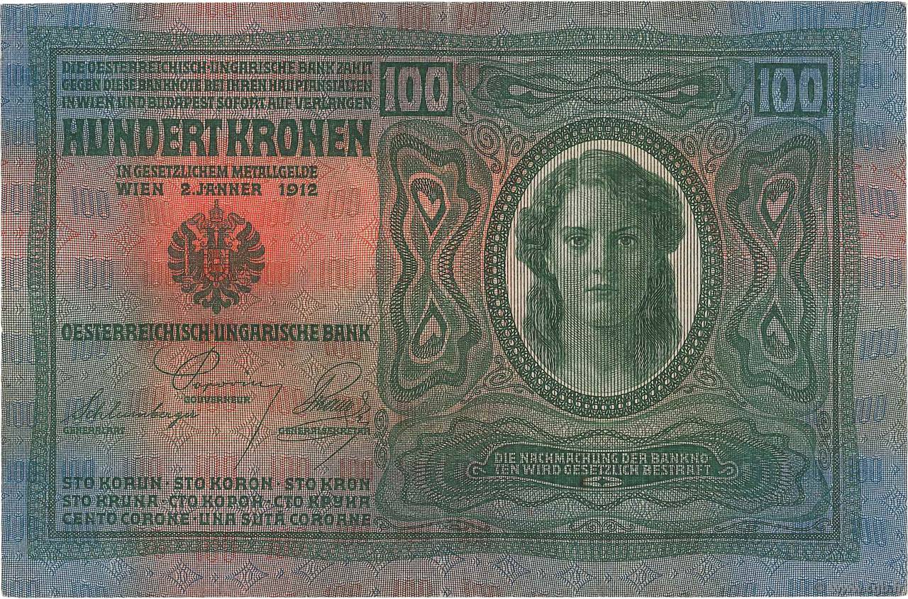 100 Kronen AUTRICHE  1912 P.012 TTB+