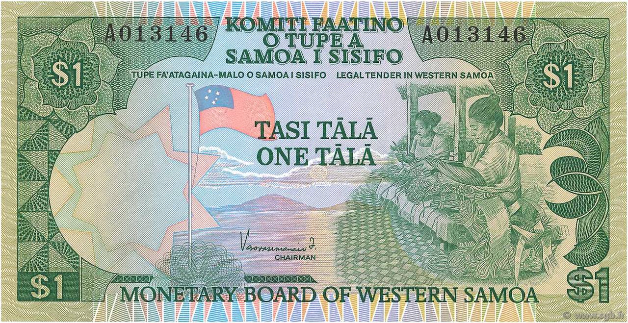 1 Tala SAMOA  1980 P.19 SPL+