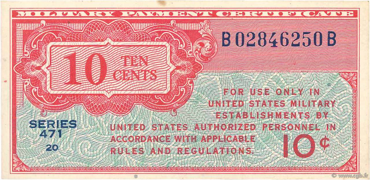 10 Cents ÉTATS-UNIS D AMÉRIQUE  1947 P.M009 pr.SPL