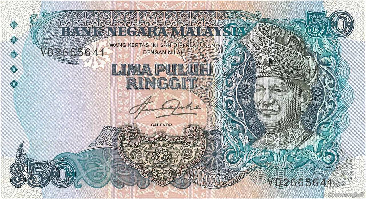 50 Ringgit MALASIA  1983 P.23 SC+