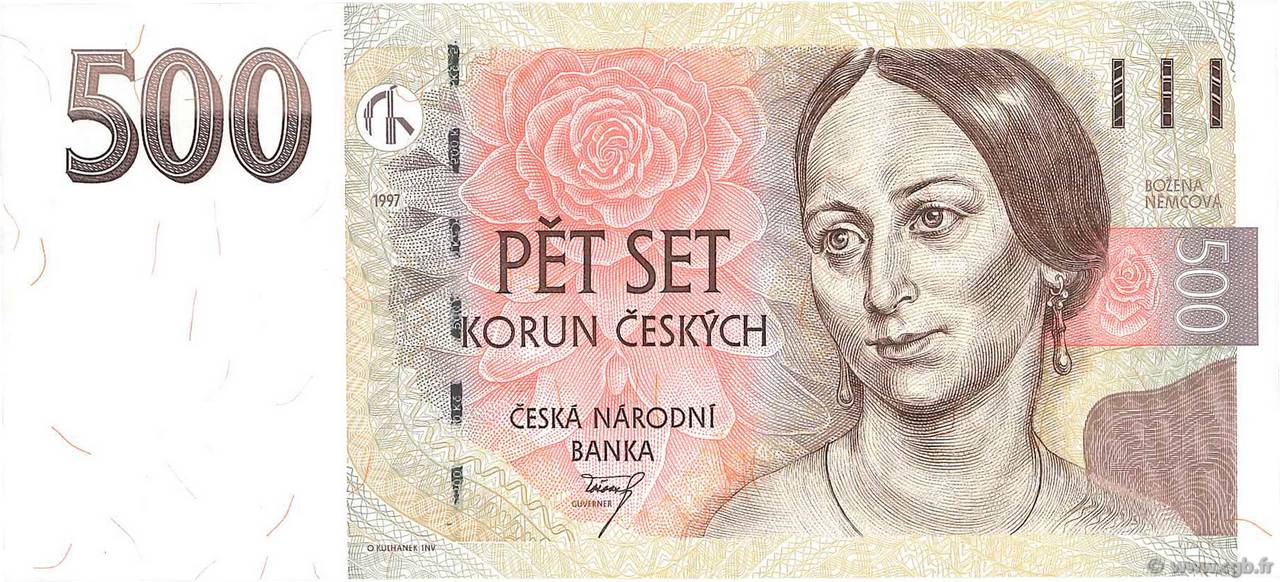 500 Korun REPUBBLICA CECA  1997 P.20 FDC