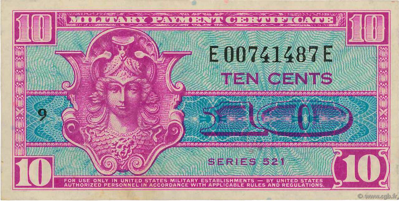 10 Cents ÉTATS-UNIS D AMÉRIQUE  1954 P.M030 SUP