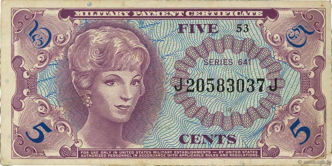 5 Cents ÉTATS-UNIS D AMÉRIQUE  1965 P.M057a TTB