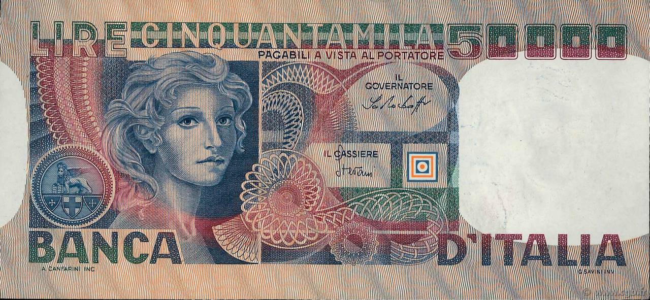 50000 Lire ITALIE  1978 P.107a SPL
