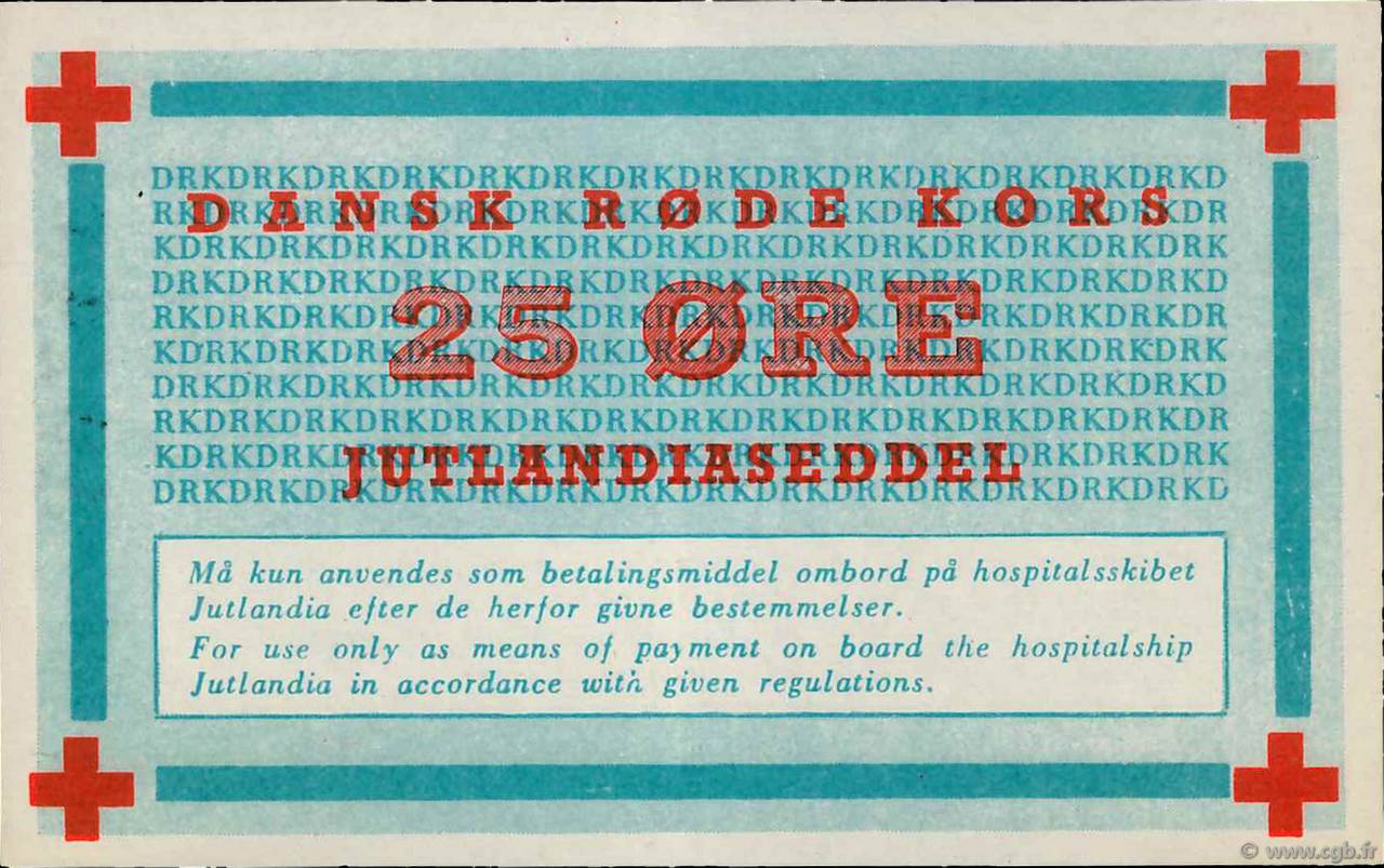 25 Ore DANEMARK  1951 P.- SPL