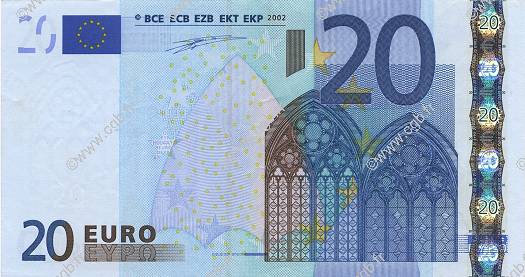 20 Euro EUROPA  2002 €.120.03 MBC