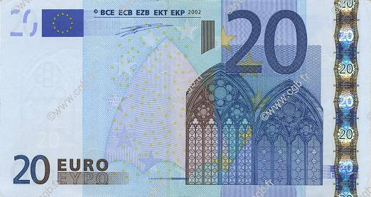 20 Euro EUROPA  2002 €.120.03 MBC+