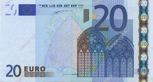 20 Euro EUROPA  2002 €.120.03 SPL