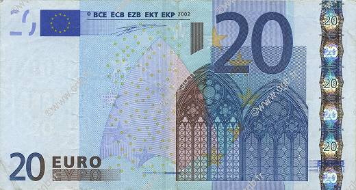 20 Euro EUROPA  2002 €.120.04 S