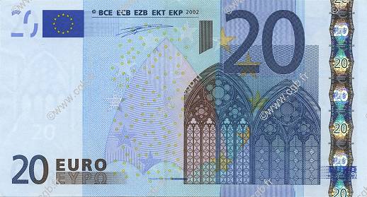 20 Euro EUROPA  2002 €.120.05 SPL