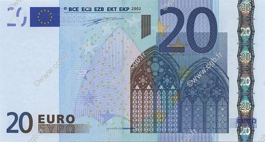 20 Euro EUROPA  2002 €.120.07 UNC