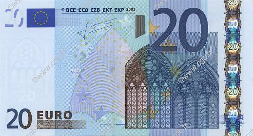 20 Euro EUROPA  2002 €.120.20 fST+