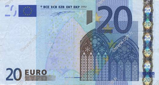 20 Euro EUROPE  2002 €.120.09 TTB
