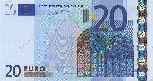 20 Euro EUROPA  2002 €.120.12 AU+