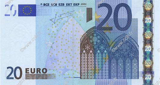 20 Euro EUROPA  2002 €.120.21 UNC