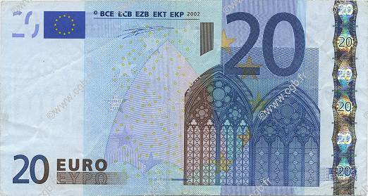 20 Euro EUROPA  2002 €.120.06 VF