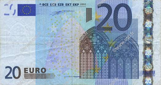 20 Euro EUROPA  2002 €.120.11 MBC