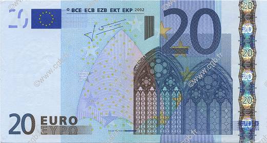 20 Euro EUROPA  2002 €.120.16 EBC+