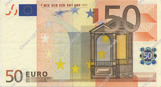 50 Euro EUROPA  2002 €.130.04 EBC