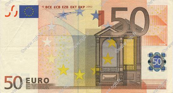 50 Euro EUROPA  2002 €.130.08 XF