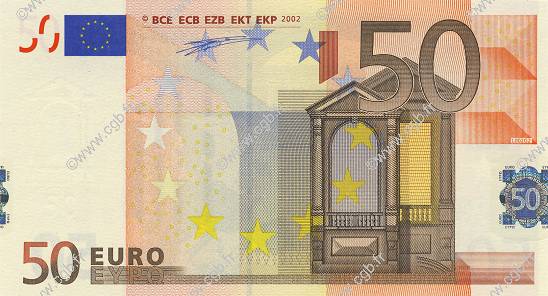 50 Euro Planche EUROPA  2002 €.130.09 FDC