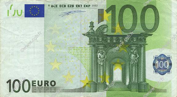 100 Euro EUROPA  2002 €.140.02 BB