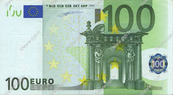 100 Euro EUROPA  2002 €.140.06 XF