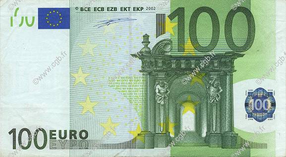 100 Euro EUROPA  2002 €.140.06 VF-