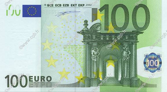 100 Euro EUROPA  2002 €.140.13 ST