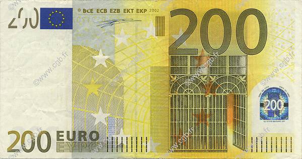 200 Euro EUROPA  2002 €.150.01 VF