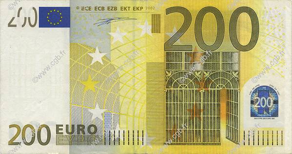 200 Euro EUROPA  2002 €.150.08 VF