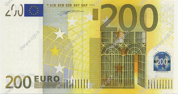 200 Euro EUROPA  2002 €.150.08 ST