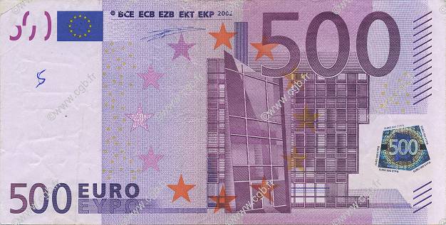 500 Euro EUROPA  2002 €.160.04 VF