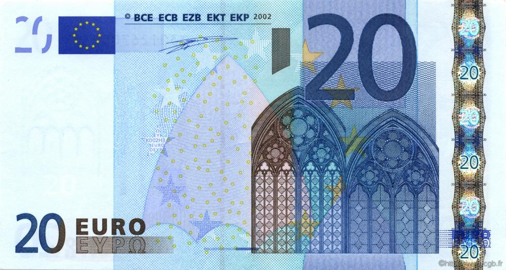 20 Euro EUROPA  2002 €.120.07 XF+