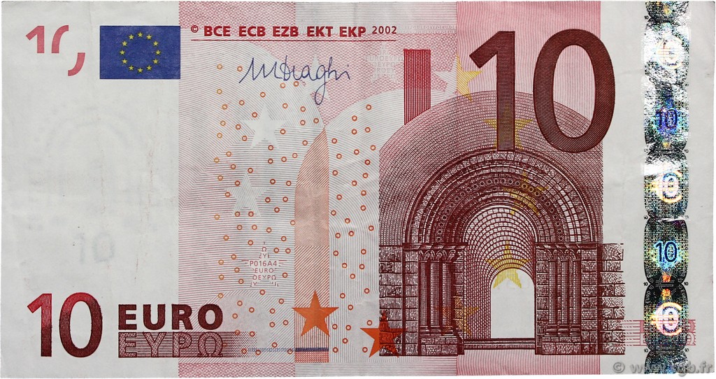 10 Euro EUROPA  2002 €.110. SS