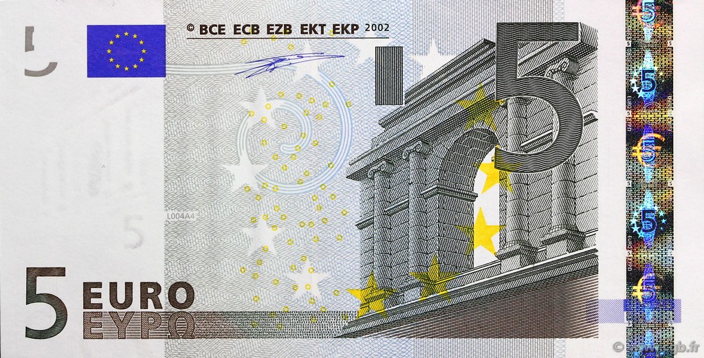 5 Euro EUROPA  2002 €.100.09 SC+