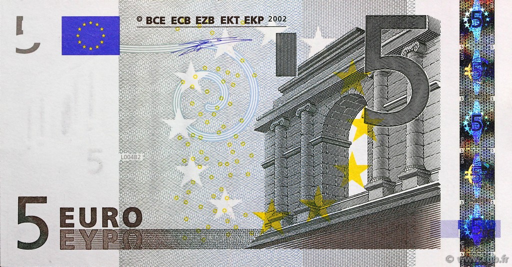 5 Euro EUROPA  2002 €.100.09 UNC-