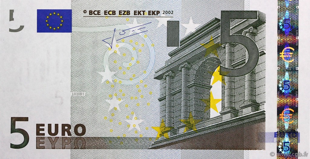 5 Euro EUROPE  2002 €.100.21 NEUF